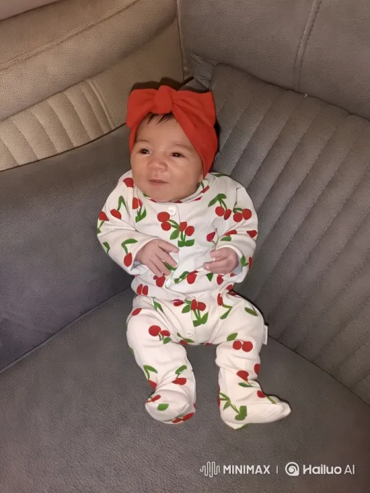 Baby in Cherry Outfit Performs Kung Fu Dance – AI Generated Video | Hailuo AI