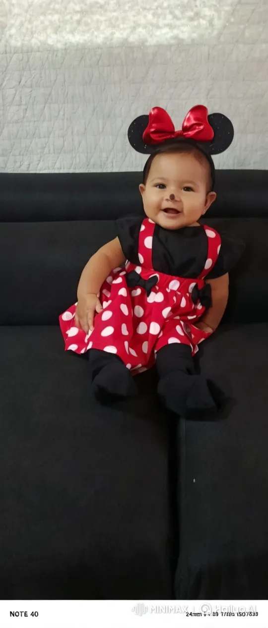 Baby Mimics Kung Fu in Adorable Minnie Mouse Costume – AI Generated Video | Hailuo AI