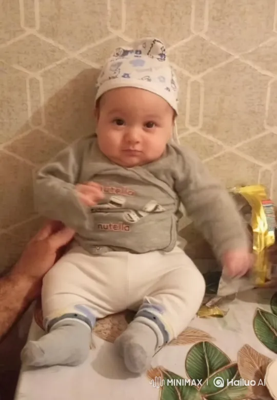 Baby Dancing Joyfully in Nutella Outfit – AI Generated Video | Hailuo AI
