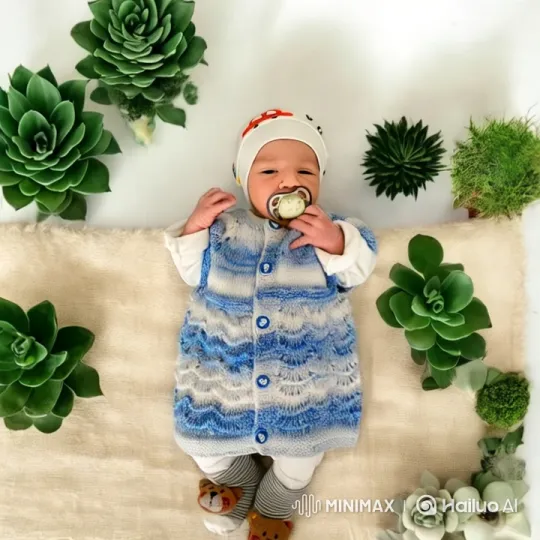 Baby's Joyful Dance in Serene Garden Setting – AI Generated Video | Hailuo AI
