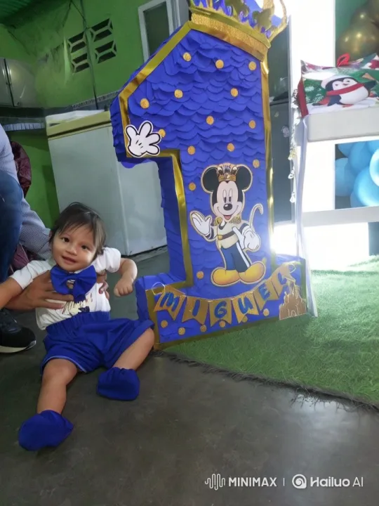 Child's Birthday Celebration with Mickey Theme – AI Generated Video | Hailuo AI
