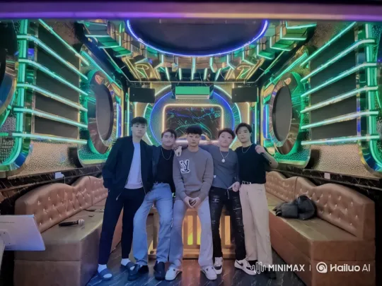 Futuristic Kungfu Performance in Neon-Lit Room – AI Generated Video | Hailuo AI