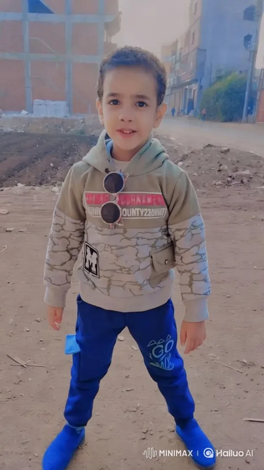 Confident Boy in Urban Hoodie Style – AI Generated Video | Hailuo AI