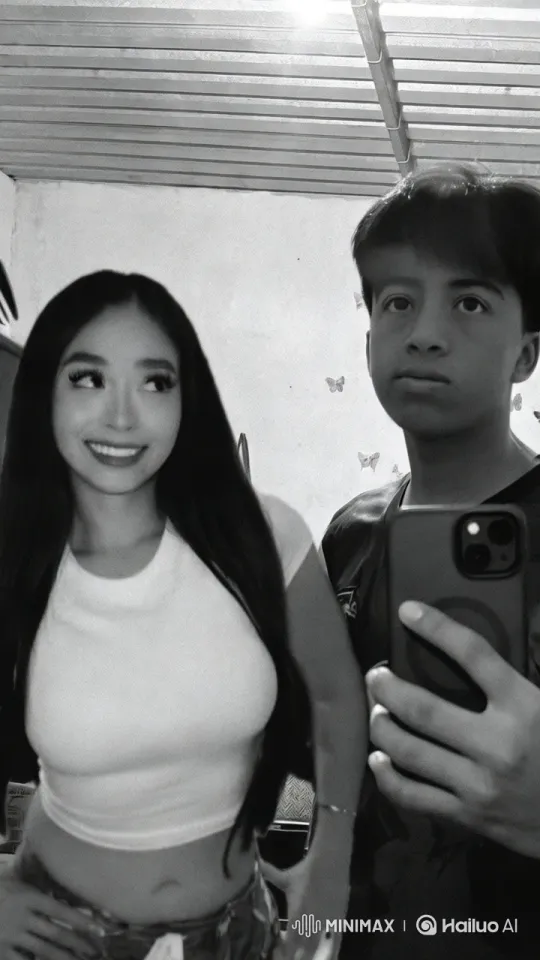 Black and White Intimate Moment of Youth – AI Generated Video | Hailuo AI