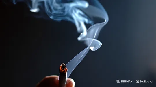 Meditative Dance of Smoke in Shadowy Light – AI Generated Video | Hailuo AI