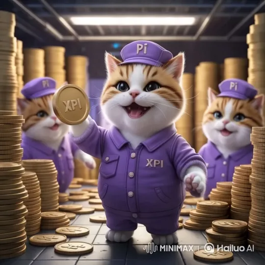 Cats in Uniform Examine 'XPI' Coins in Aesthetic Scene – AI Generated Video | Hailuo AI