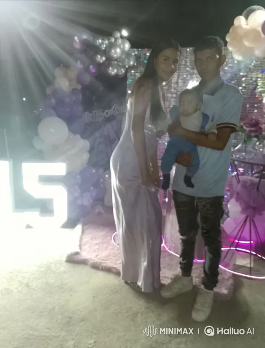 Couple Celebrates Quinceañera with Baby – AI Generated Video | Hailuo AI
