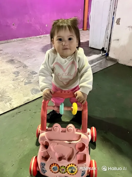 Child Enacts Joyful Dance and Kung Fu Moves with Toy Walker – AI Generated Video | Hailuo AI
