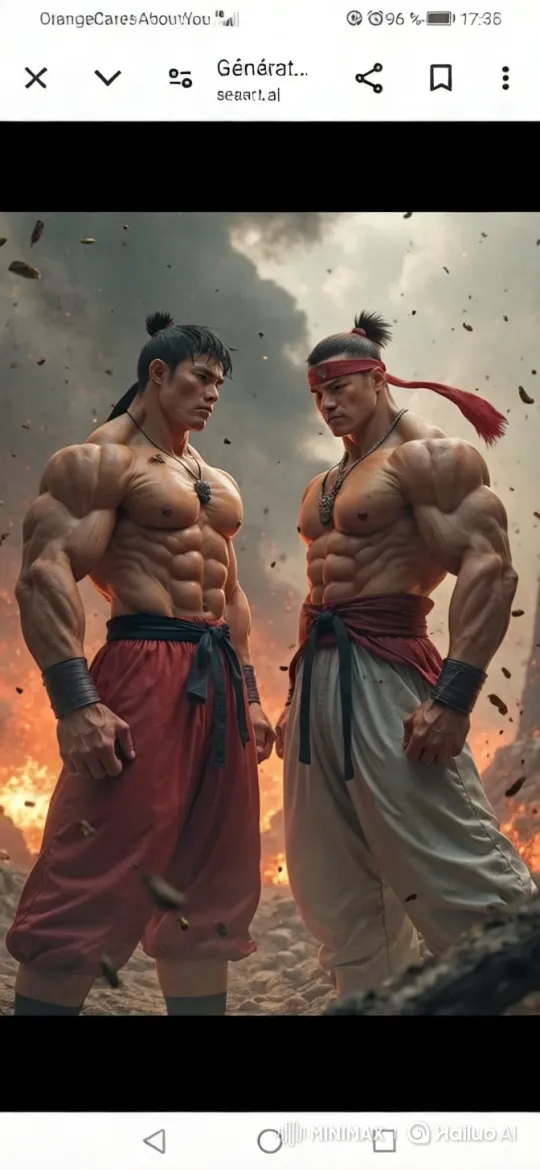 Epic Martial Arts Battle Between Two Warriors – AI Generated Video | Hailuo AI