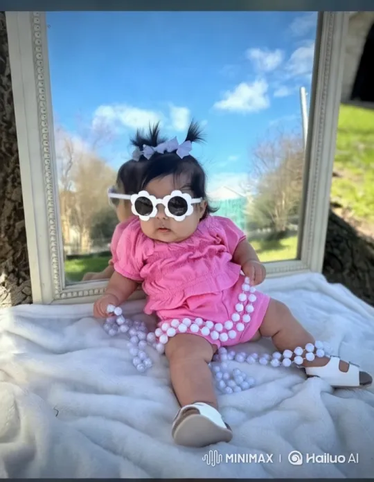 Baby Dancing Joyfully on Outdoor Blanket – AI Generated Video | Hailuo AI