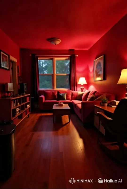 Villainous Rabbit Intrudes on Cozy Living Room – AI Generated Video | Hailuo AI
