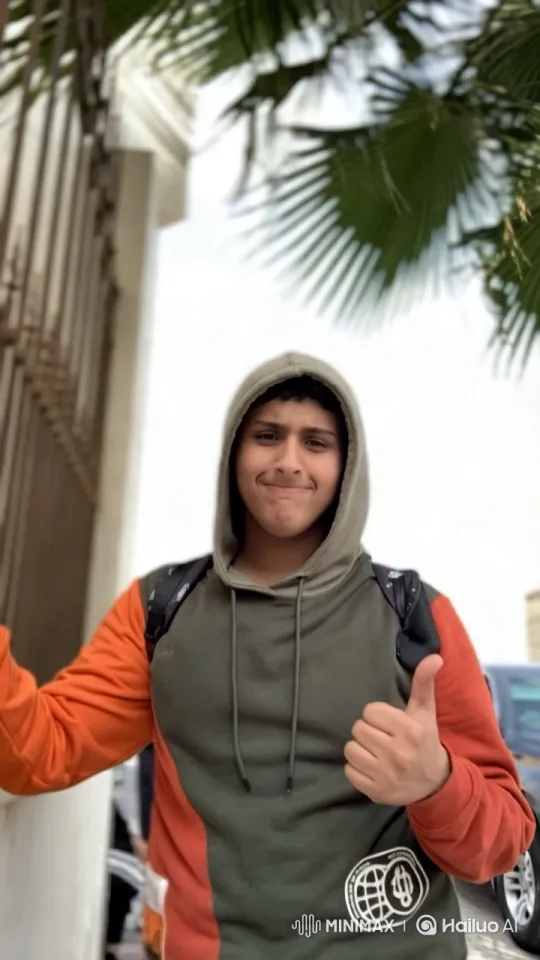 Young Man Detained by Police Amidst Colorful Aesthetic – AI Generated Video | Hailuo AI