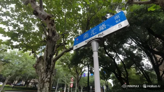 Serene Urban Street Scene on Nahui Rd. – AI Generated Video | Hailuo AI
