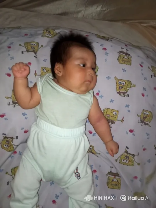 Baby on SpongeBob Blanket in Cozy Setting – AI Generated Video | Hailuo AI