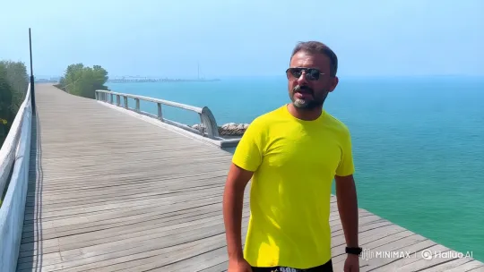 Stylish Man in Sunglasses Showcases Calm Combat Skills – AI Generated Video | Hailuo AI