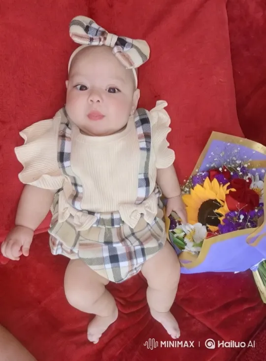 Baby in Charming Outfit Dances Delightfully – AI Generated Video | Hailuo AI
