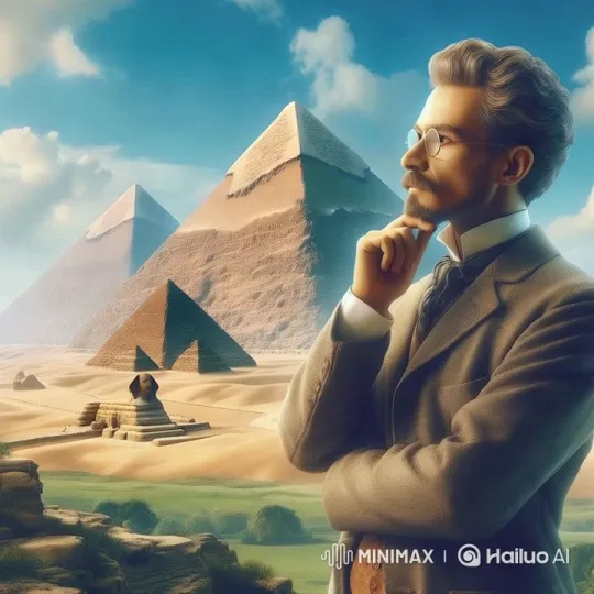 Reflections on the Majestic Pyramids of Giza – AI Generated Video | Hailuo AI