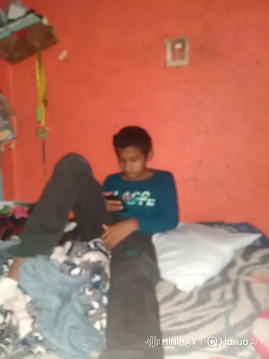 Boy Enjoying Hotdog and Coconut Water in Cozy Room – AI Generated Video | Hailuo AI
