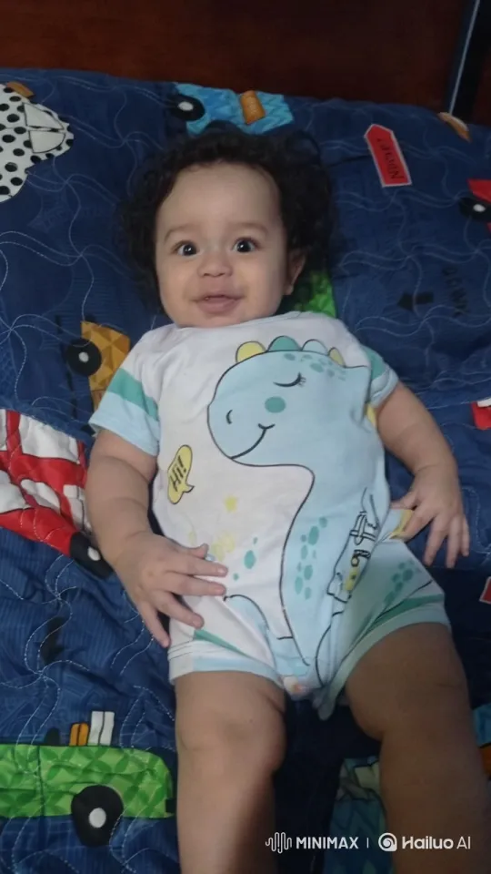 Baby's Playful Karate Moves on Colorful Quilt – AI Generated Video | Hailuo AI