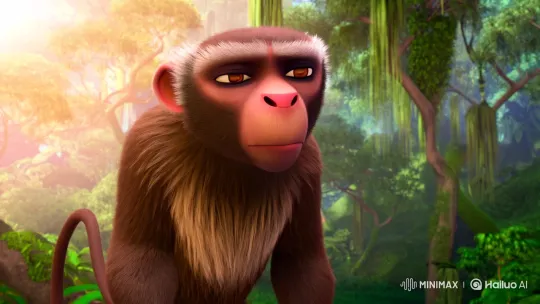 Tupi's Determined Struggle in a Lush Forest Setting – AI Generated Video | Hailuo AI