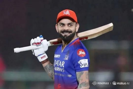 Celebratory Cricketer Showcases Triumph in Vibrant Video – AI Generated Video | Hailuo AI