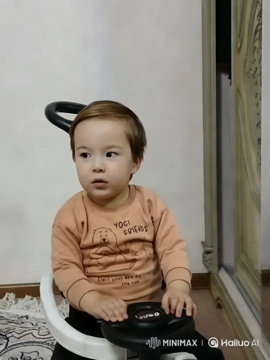 Child Playing with Toy in Cozy Room Setting – AI Generated Video | Hailuo AI
