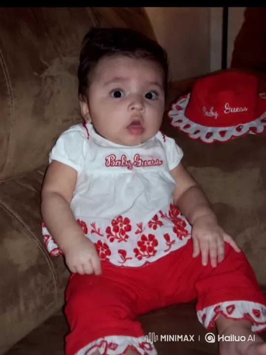 Baby in Cozy Setting with Charming Outfit – AI Generated Video | Hailuo AI