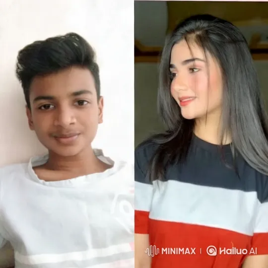 Young Couple's Intimate Kiss in Minimalistic Setting – AI Generated Video | Hailuo AI