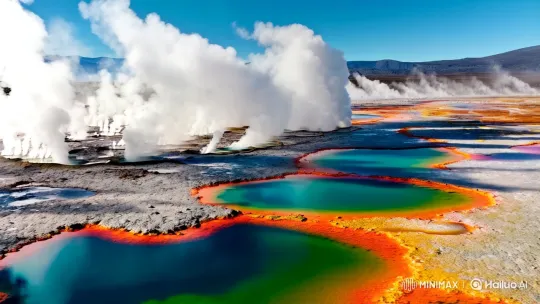 Geothermal Wonderland: A Visual Exploration – AI Generated Video | Hailuo AI