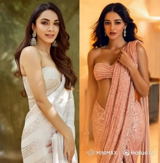 Passionate Exchange Between Two Women in Sarees – AI Generated Video | Hailuo AI