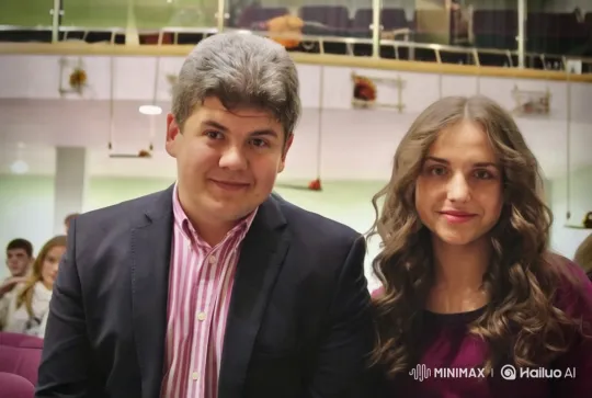 Couple Shares Affectionate Moment in Elegant Setting – AI Generated Video | Hailuo AI