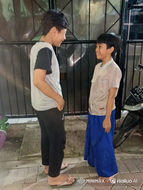 Intense Kungfu Exchange Between Two Boys – AI Generated Video | Hailuo AI