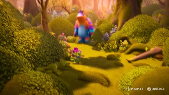 Enchanted Forest: Kind Monster's Captivating Journey – AI Generated Video | Hailuo AI