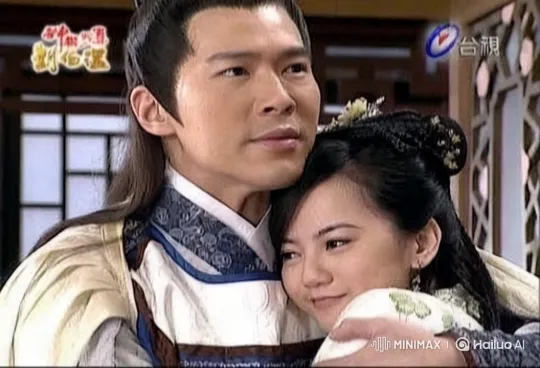 Traditional Chinese Attire: Boy Kisses Girl in Elegant Room – AI Generated Video | Hailuo AI