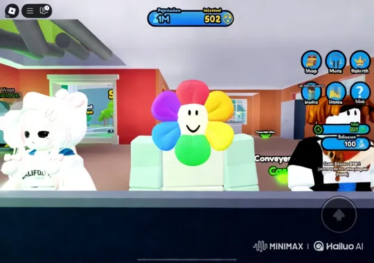 Vibrant Virtual World Characters Interaction Scene – AI Generated Video | Hailuo AI