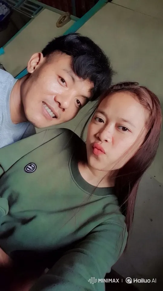 Affectionate Moment: Two Individuals Share Kiss and Hug – AI Generated Video | Hailuo AI