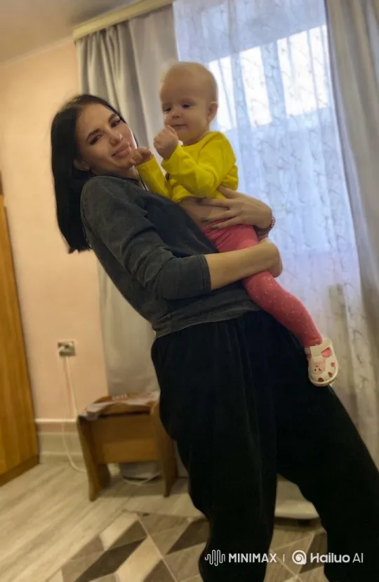 Cozy Room: Woman and Child's Tender Moment – AI Generated Video | Hailuo AI
