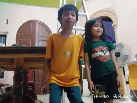 Children Displaying Kungfu Skills in a Living Room – AI Generated Video | Hailuo AI