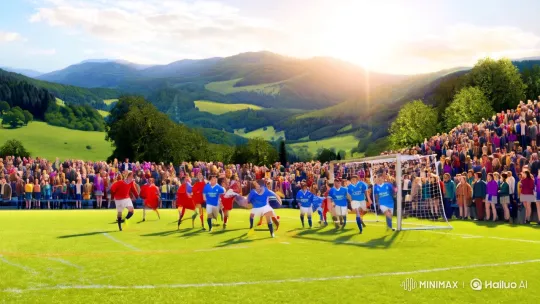 Oakdale's Rivalry: Valleyview Academy Triumphs Over Oakwood High – AI Generated Video | Hailuo AI