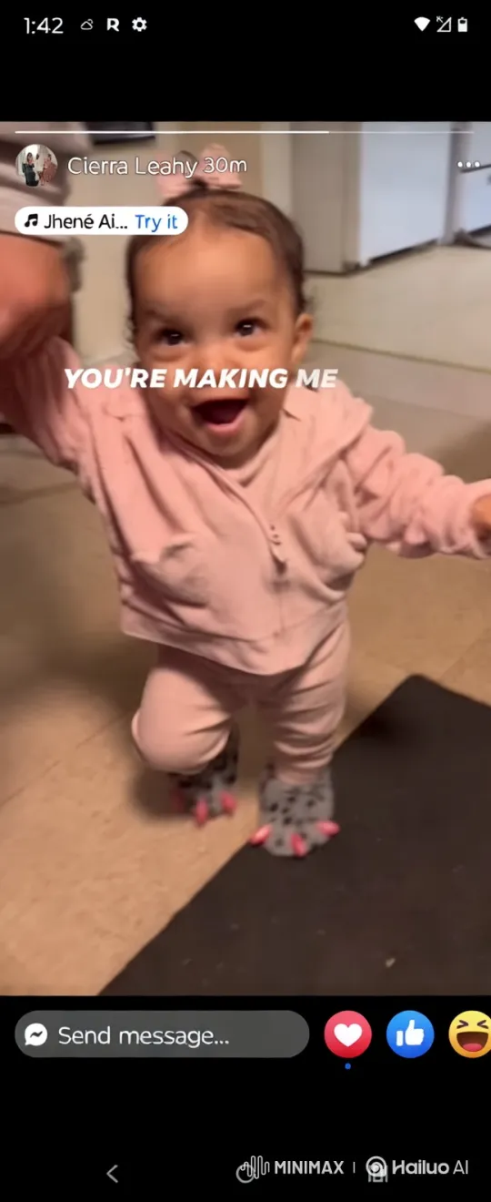 Baby's Joyful Steps in a Cozy Home Setting – AI Generated Video | Hailuo AI