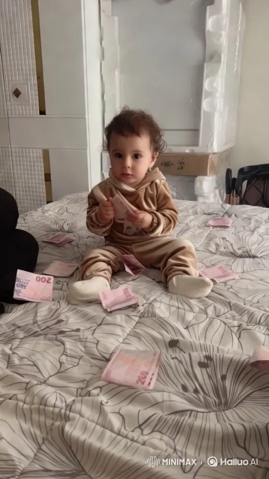 Child Plays with Money, Dances, and Does Kung Fu – AI Generated Video | Hailuo AI