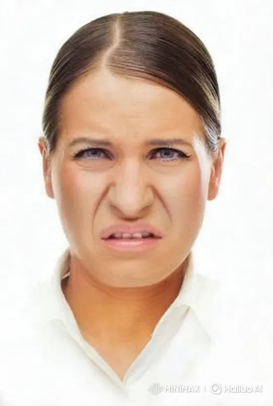 Close-up Portrait of a Person in a White Shirt – AI Generated Video | Hailuo AI