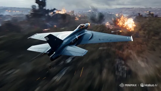 Dynamic Hyper-Speed Battlefront Chase Clip – AI Generated Video | Hailuo AI