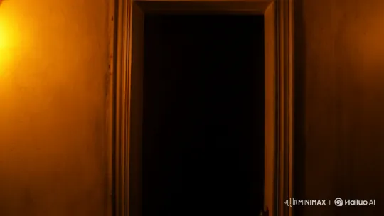 Eerie Corridor Encounter with Eyeless Monster – AI Generated Video | Hailuo AI
