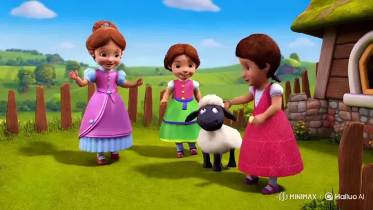 Whimsical Countryside Adventure with Playful Children and Baa Baa – AI Generated Video | Hailuo AI