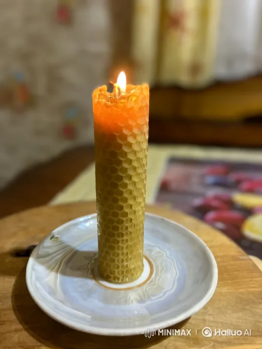 Candle Ignition and Melting Captured in Aesthetic Detail – AI Generated Video | Hailuo AI