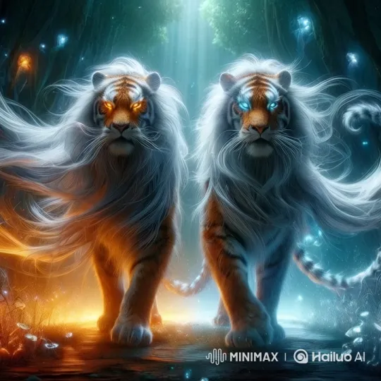 Majestic Mythical Creature in Enchanted Forest – AI Generated Video | Hailuo AI
