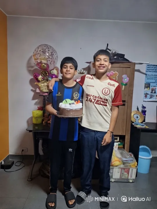 Boys Celebrate with Cake, Dance, and Kung Fu – AI Generated Video | Hailuo AI