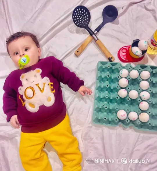 Baby's Playful Kung Fu Moves Captured on Camera – AI Generated Video | Hailuo AI