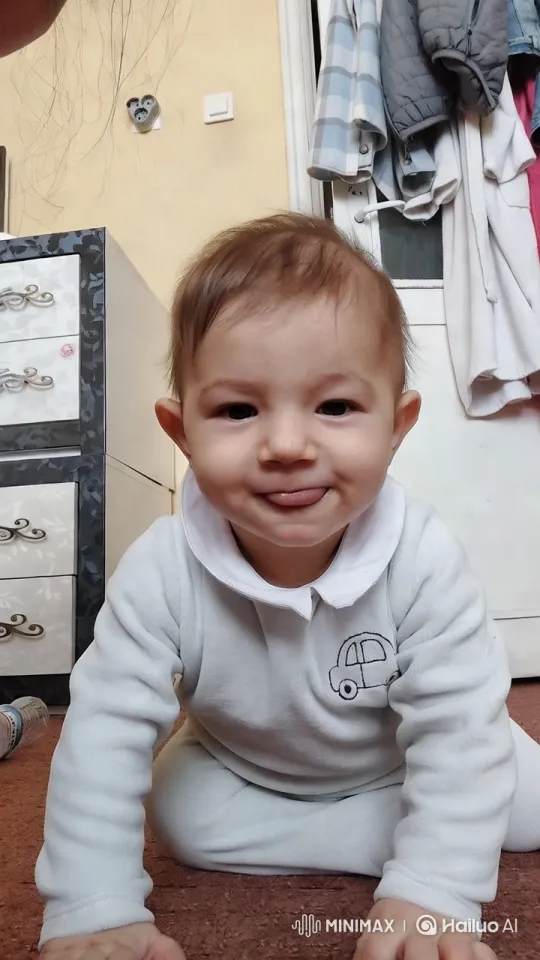 Baby's Kung Fu Dance Jump in Domestic Setting – AI Generated Video | Hailuo AI